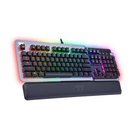 (image for) ThermalTake Argent K5 Mechanical RGB Gaming Keyboard w/ Wrist Rest - UK Layout